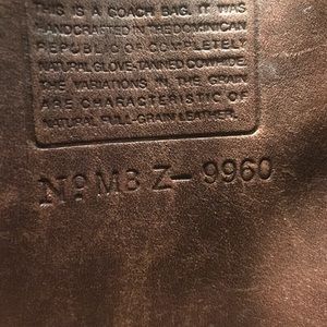Vintage coach mini backpack 9960